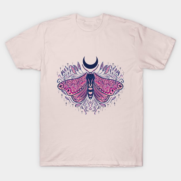 Moth T-Shirt by Jhengmahart